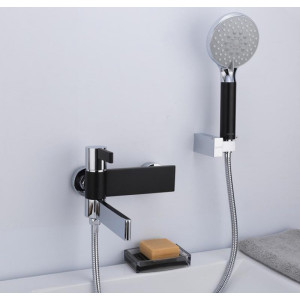 Смеситель Gappo Atlantic G3281 черный/хром в интерьере