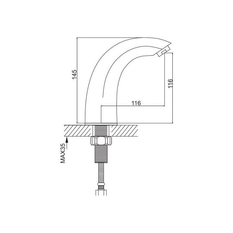 Смеситель Gappo G517 хром схема