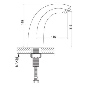 Смеситель Gappo G517 хром схема