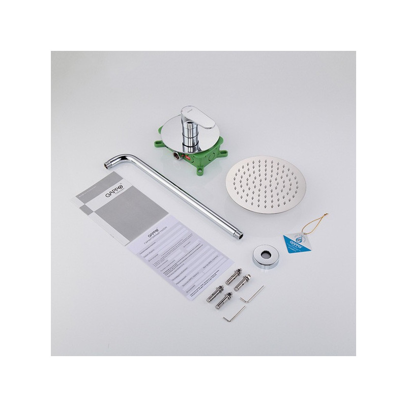 Верхний душ Gappo G7101 комплектация