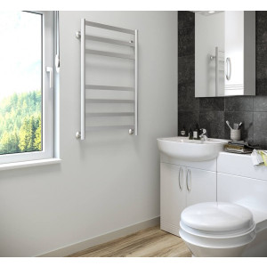 Полотенцесушитель Stinox Maxima 500x800 НП (1/2") сатин на стене