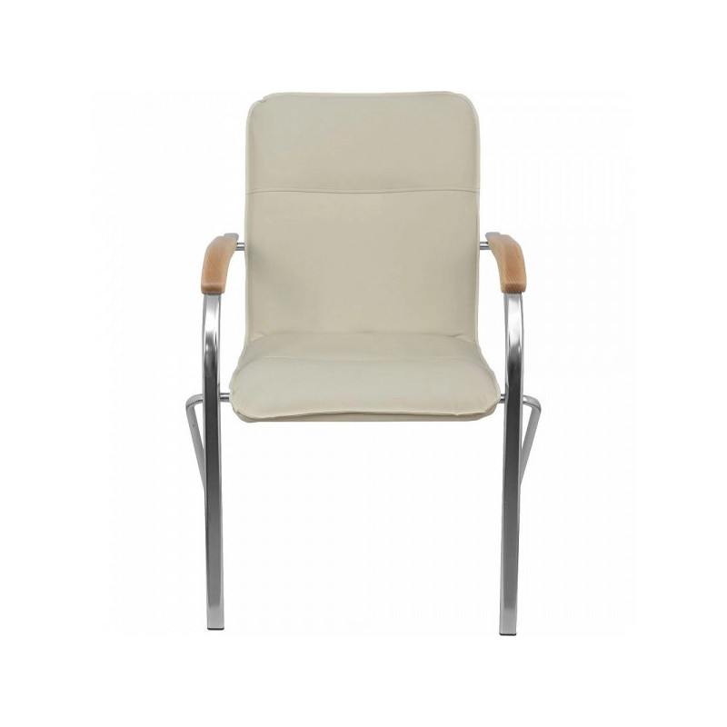 Стул офисный Геллер Samba Aks 1 дерево/кремовый вид спреди