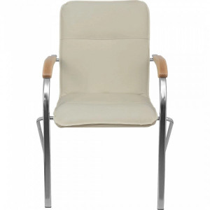 Стул офисный Геллер Samba Aks 1 дерево/кремовый вид спреди