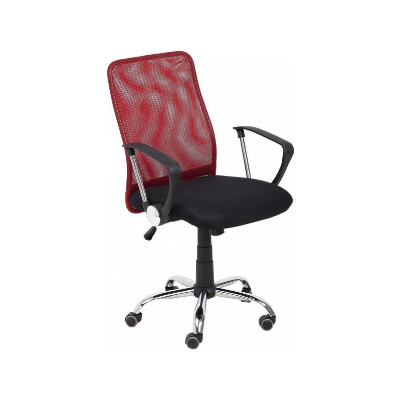 Кресло компьютерное AksHome Gamma красный/черный