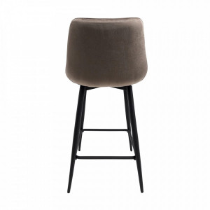 Стул AksHome Linx бежевый/черный вид сзади