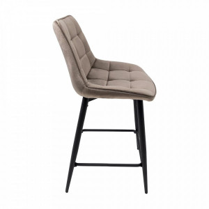 Стул AksHome Linx бежевый/черный вид сбоку