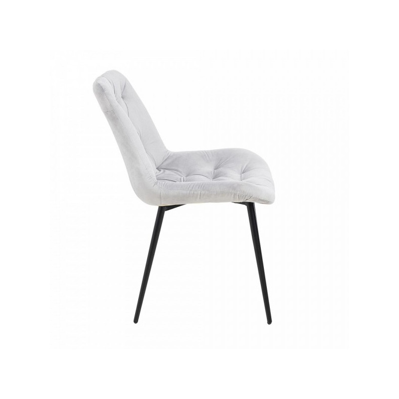 Стул Алвест AV 435 светло-серый/черный вид сбоку