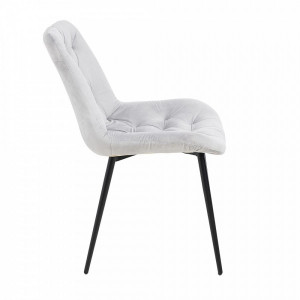 Стул Алвест AV 435 светло-серый/черный вид сбоку