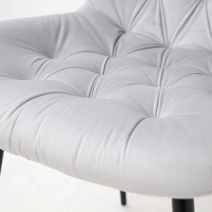 Стул Алвест AV 435 светло-серый/черный сиденье