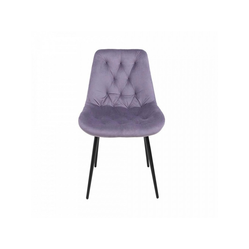 Стул Алвест AV 435 сливовый/черный вид спереди