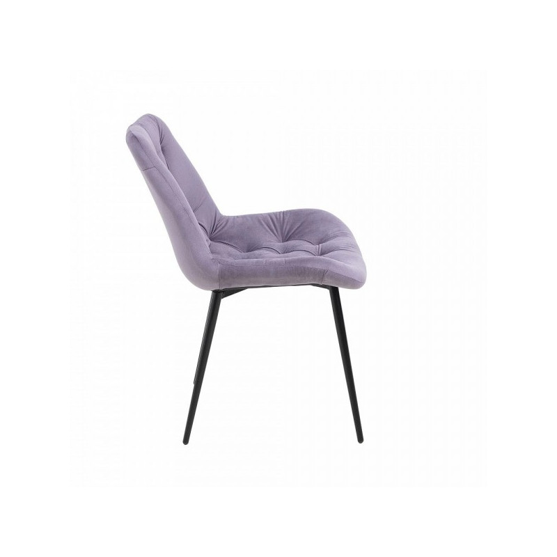 Стул Алвест AV 435 сливовый/черный вид сбоку