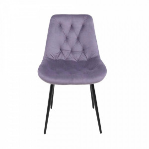 Стул Алвест AV 435 сливовый/черный вид спереди