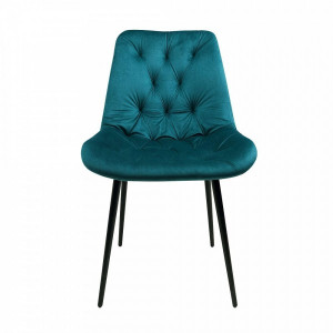 Стул Алвест AV 435 темно-бирюзовый/черный вид спереди