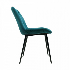 Стул Алвест AV 435 темно-бирюзовый/черный вид сбоку