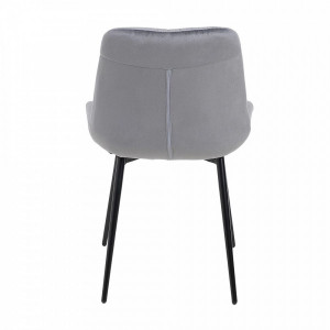 Стул Алвест AV 435 темно-серый/черный вид сзади