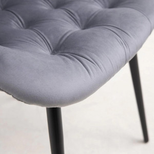 Стул Алвест AV 435 темно-серый/черный сиденье