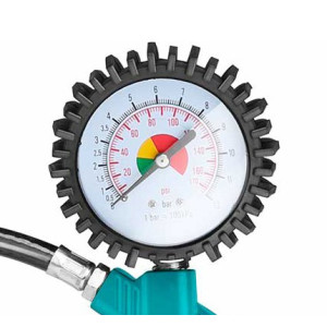 Пневмопистолет для накачки шин Total TAT11601 манометр