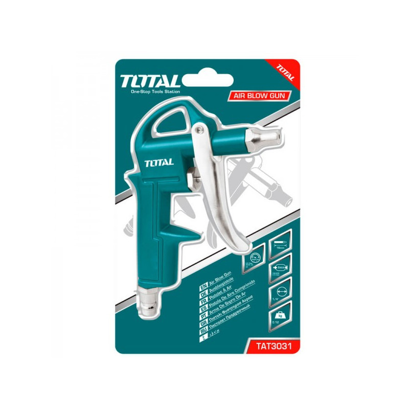 Пневмопистолет продувочный Total TAT3031 упаковка