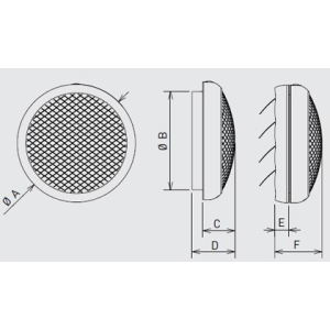Габаритные размеры вентилятора Soler&Palau HCM-150N