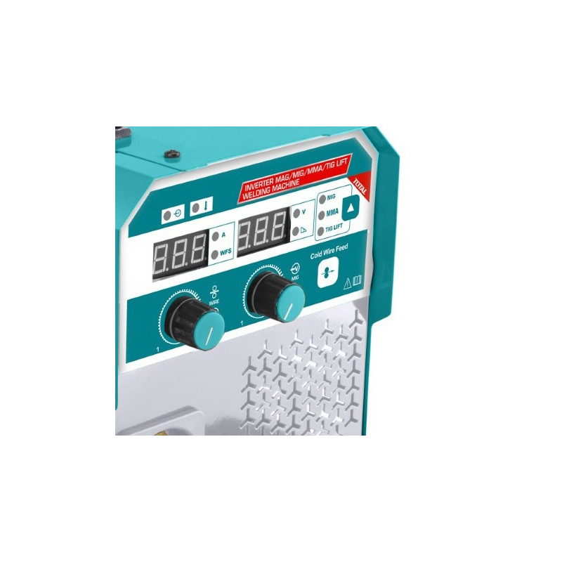 Сварочный полуавтомат-инвертор Total TMGT1601 дисплей