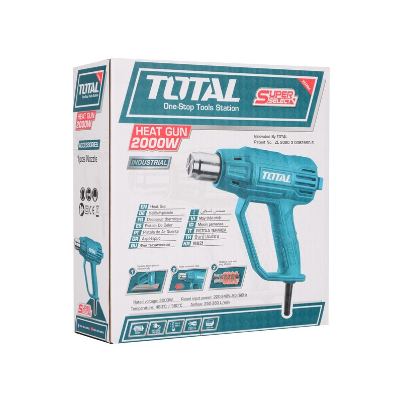 Строительный фен Total TB20036 коробка