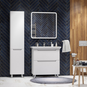 Зеркало Briz Альби 80x80 в интерьере