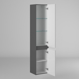 Шкаф-пенал Briz Бари 35 R 222 04-06035-00 02 ГРФ вид внутри