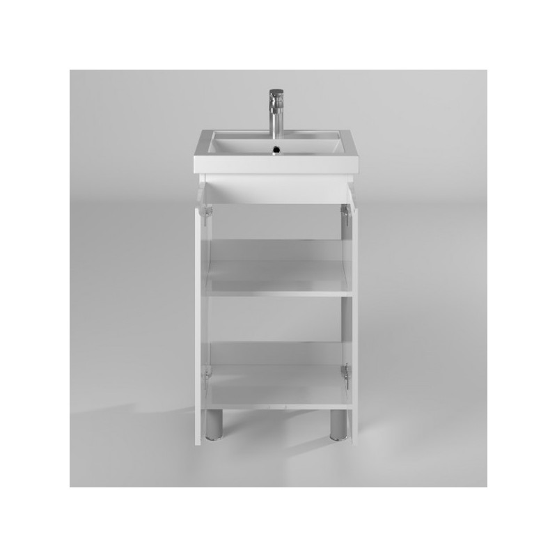 Тумба с умывальником Briz Мальта 50 365 03-02050-06 00 БЕЛ вид внутри