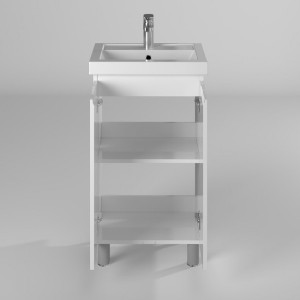 Тумба с умывальником Briz Мальта 50 365 03-02050-06 00 БЕЛ вид внутри