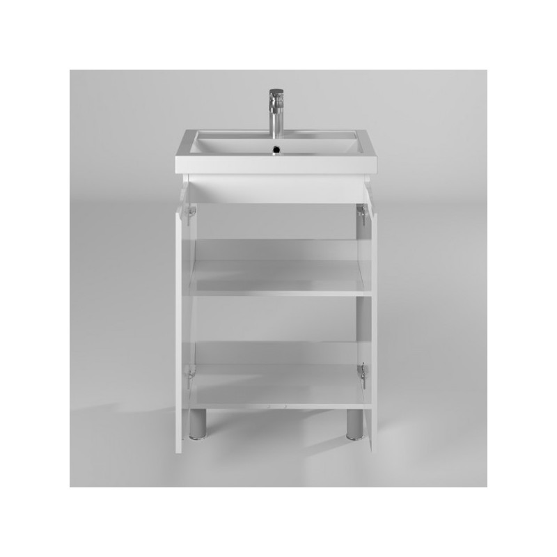 Тумба с умывальником Briz Мальта 60 365 03-02060-06 00 БЕЛ вид