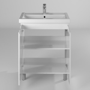 Тумба с умывальником Briz Мальта 70 365 03-02070-06 00 БЕЛ вид внутри