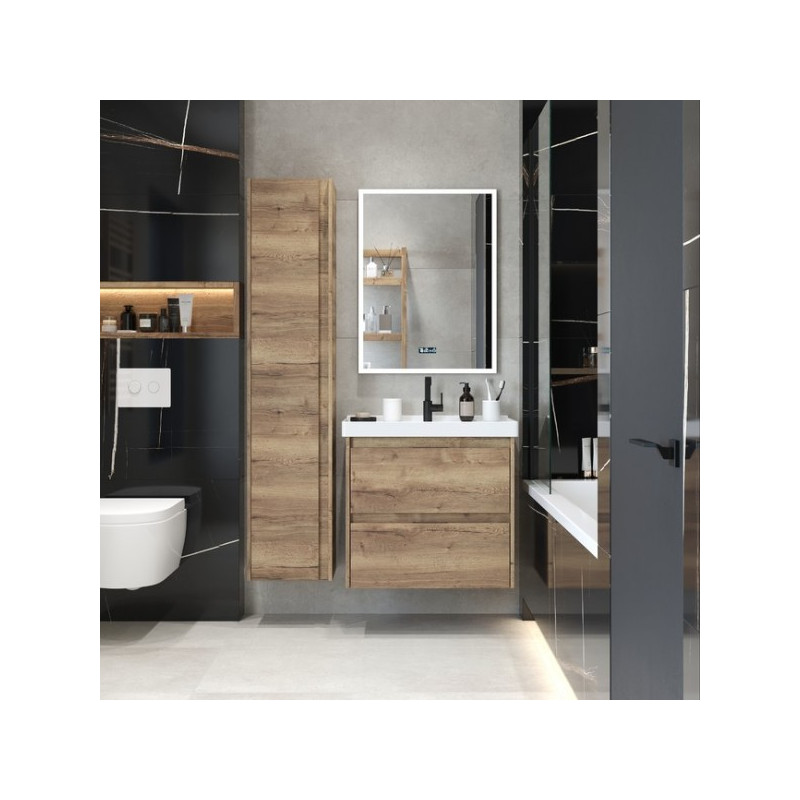 Тумба с умывальником Briz Берн 70 238 03-18070-15 00 ВЕЛ в интерьере