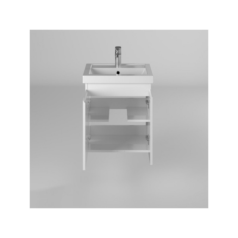 Тумба с умывальником Briz Бьелла 50 364 03-18050-06 00 БЕЛ вид внутри