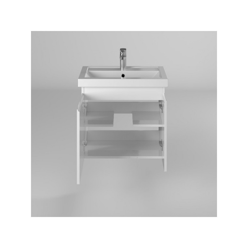 Тумба с умывальником Briz Бьелла 60 364 03-18060-06 00 БЕЛ вид внутри