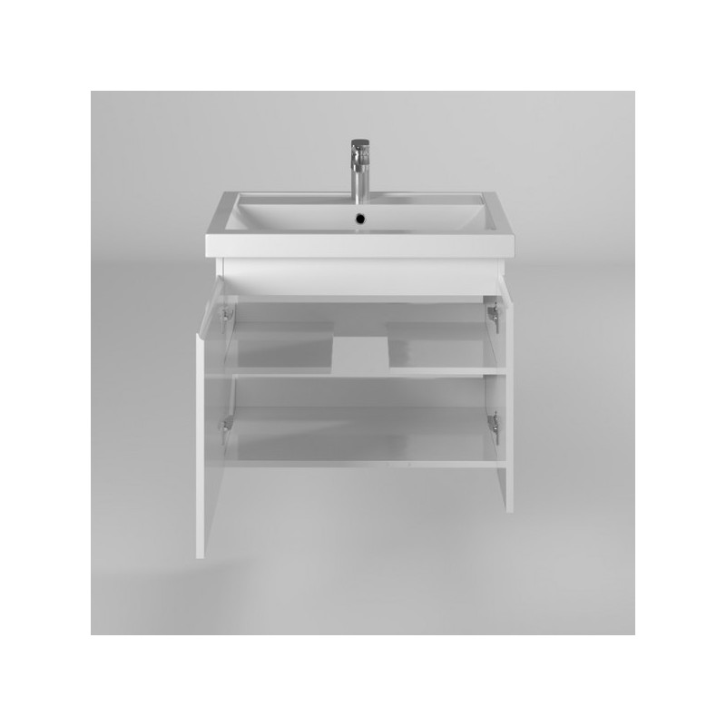 Тумба с умывальником Briz Бьелла 70 364 03-18070-06 00 БЕЛ вид внутри