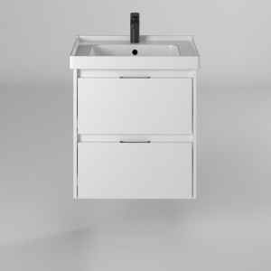 Тумба с умывальником Briz Вена 60 239 03-18060-15 00 БЕЛ вид спереди