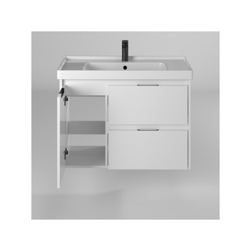 Тумба с умывальником Briz Вена 90 239 03-20090-15 00 БЕЛ вид спереди