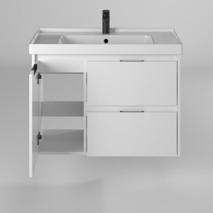 Тумба с умывальником Briz Вена 90 239 03-20090-15 00 БЕЛ вид спереди