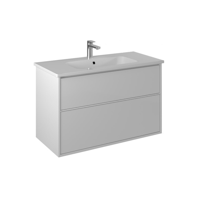 Тумба с умывальником Briz Монца 100 237 03-18100-11 00 БЕЛ