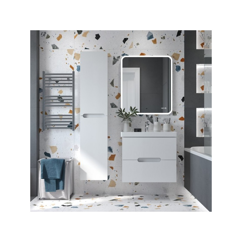 Тумба с умывальником Briz Пола 60 236 03-18060-15 00 БЕЛ в интерьере