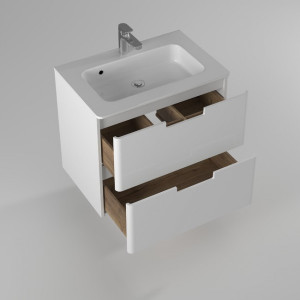 Тумба с умывальником Briz Прато 70 240 03-18070-16 00 БЕЛ вид внутри