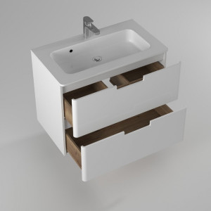 Тумба с умывальником Briz Прато 80 240 03-18080-16 00 БЕЛ вид внутри