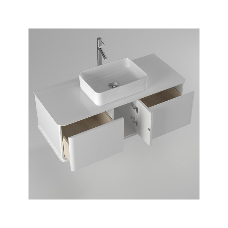 Тумба с умывальником Briz Рим 120 233 03-18120-00 00 БЕЛ вид внутри