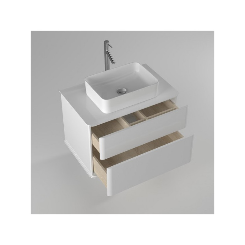 Тумба с умывальником Briz Рим 80 233 03-18080-00 00 БЕЛ вид внутри