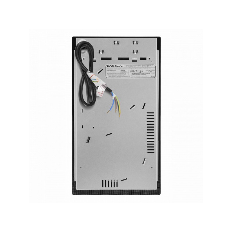 Электрическая варочная панель HOMSair HVC32BK Black вид сзади