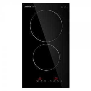 Электрическая варочная панель HOMSair HVC32BK Black включенная