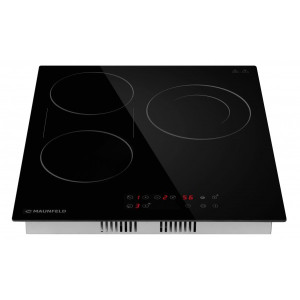 Электрическая варочная панель Maunfeld CVCE453BDBK Black вид спереди