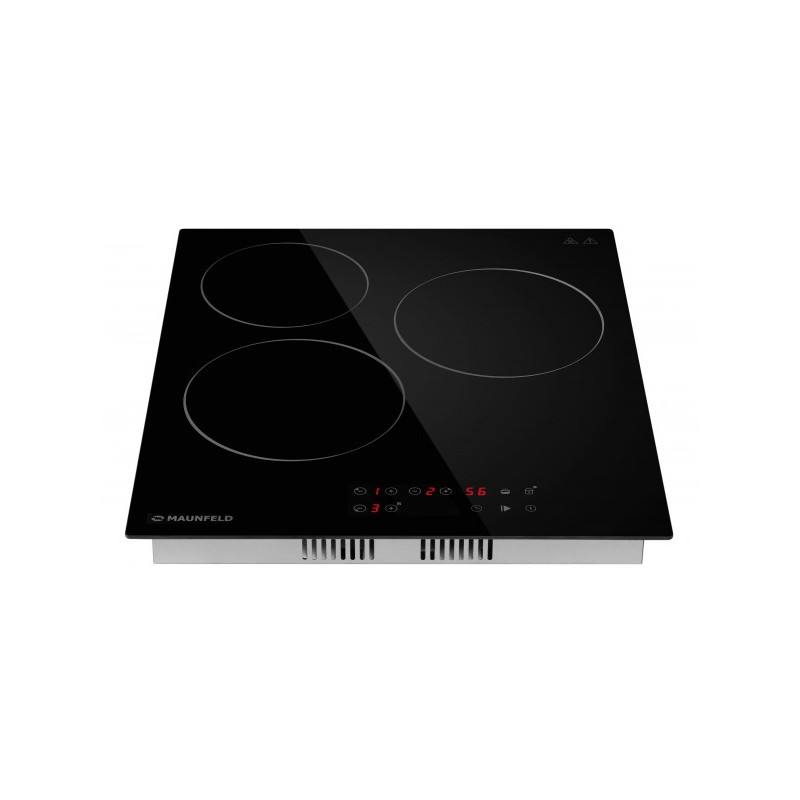 Электрическая варочная панель Maunfeld CVCE453BK Black вид спереди