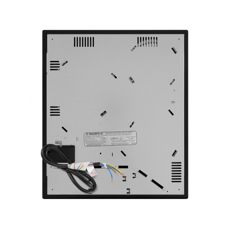 Электрическая варочная панель Maunfeld CVCE453BK Black вид сзади