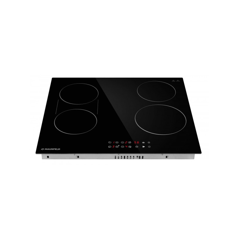 Электрическая варочная панель Maunfeld CVCE594BDBK Black вид спереди